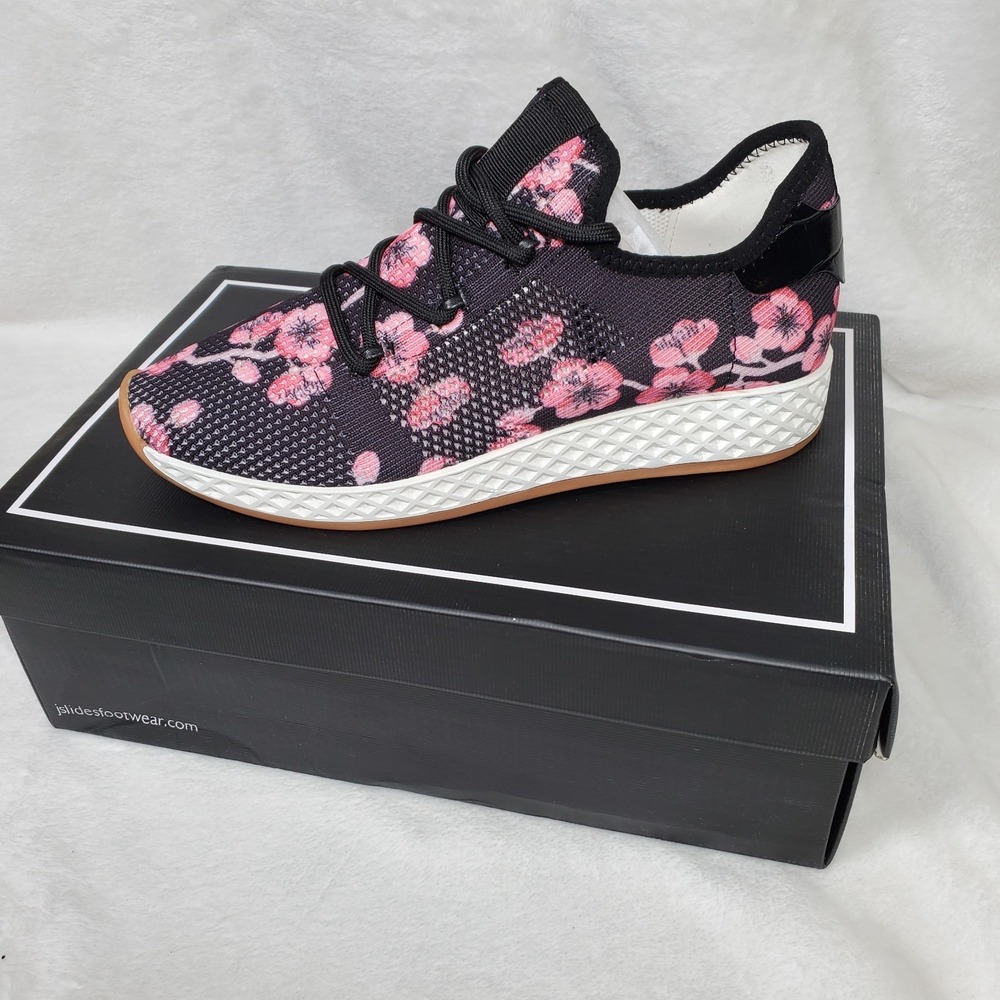Urban Sport J/Slides Ophelia Whimsigoth Sneakers Cottage Floral Knit Size 7.5